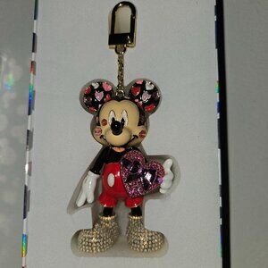 Disney BAUBLEBAR Mickey Mouse Valentine's Day Heart Bag Charm